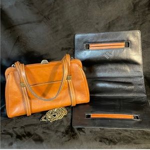 EUC PATRICIA NASH DOPPIA CONVERTIBLE SATCHEL 3 DIFFERENT WAYS TO LOOK!!